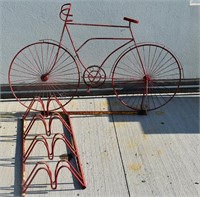 Ornamental Metal Bike & Bike Rack
