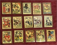 Set of (15) NFL Collectable Trading Cards