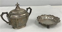 Sterling Sugar and Nut Bowl