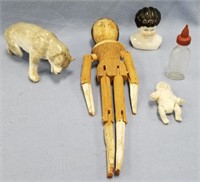 5 Assorted toys figurines               (N 105)