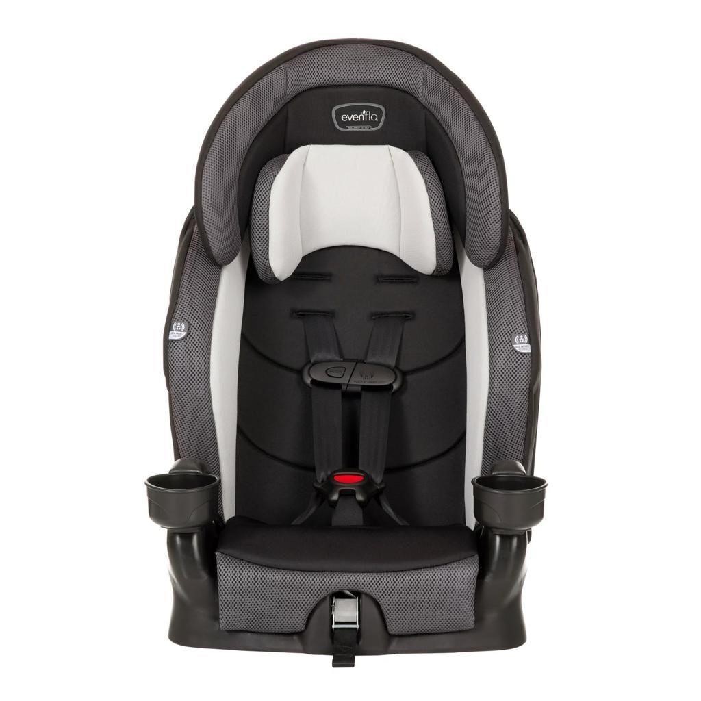 Evenflo Chase Plus Booster Car Seat Grey
