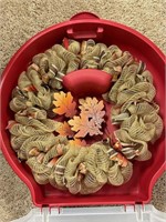 Fall wreath and tote
