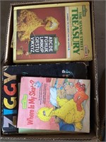 2 boxes of kids books