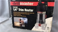 Nob Drill Master 1/4in Trim Router