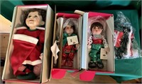 3 Marie Osmond Dolls in Boxes