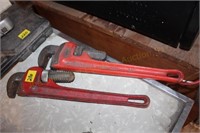 Two Pipe Wrenches