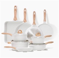 Jeetee 23pcs granite cookware set