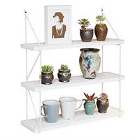 3-TIER SHELF SET W/ WALL MOUNT