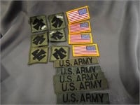 US Army Embroidered Tab Patch X5 & 45th Infantry
