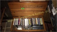 Cedar chest full of cds
