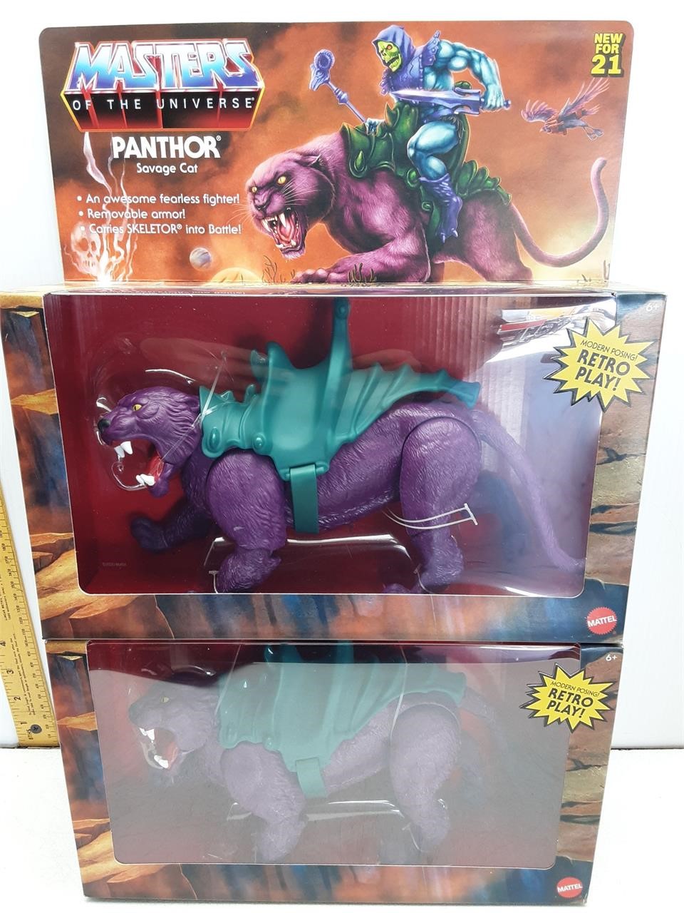 NEW MASTERS OF THE UNIVERSE PANTHOR ACTION FIGURE