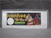 Vintage Ivanhoe California Fruit Ad Print