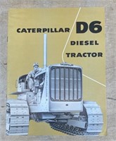 Caterpillar D6 Tractor Pamphlet (11 pgs.)