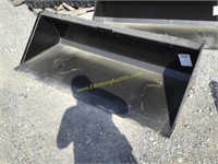 E. new 72" skid steer bucket