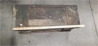 34" Long Wooden Toolbox with Assorted Items
