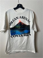 Vintage Volcano Costs Rica Souvenir Shirt