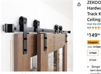 ZEKOO Bypass Sliding Barn Door Hardware