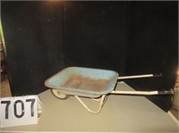 Child's metal wheel barrow