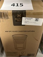 MM 5 pc Glass canister