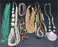 Beaded Necklace Jewelry Grouping