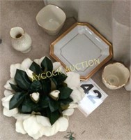 Set of Lenox pieces w/Magnolia flower ring