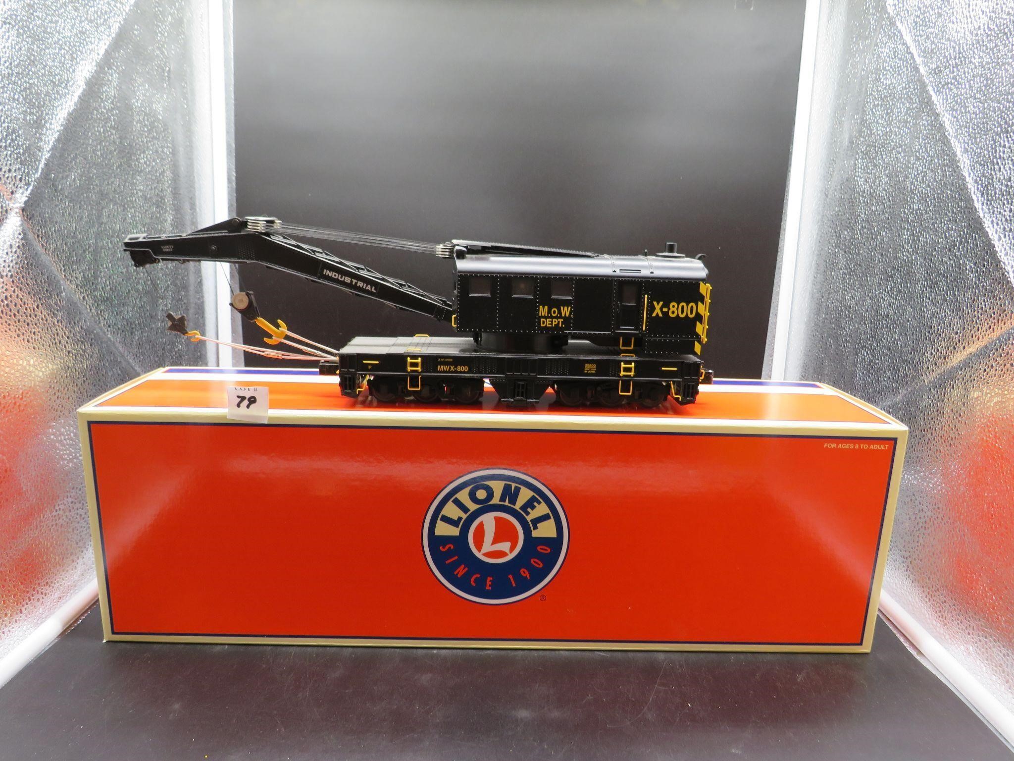 Lionel Maintenance of Way Crane Car 6-29800