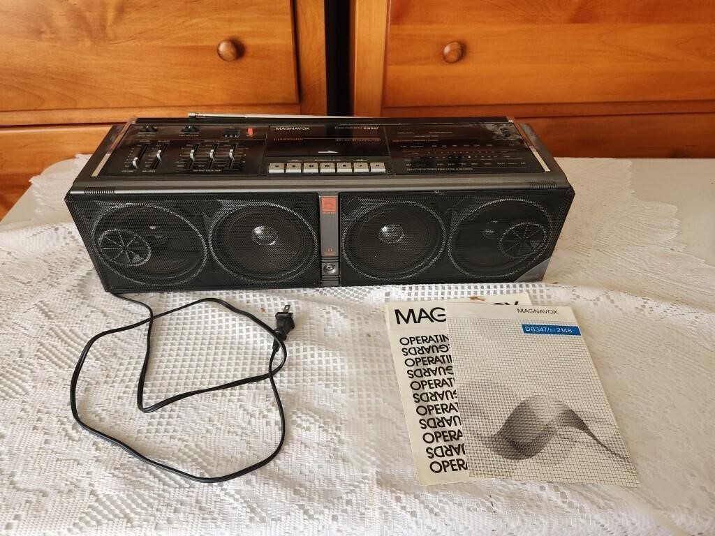 Vintage Magnavox Boombox.