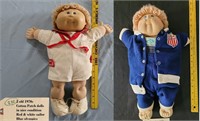 2 old Cabbage Patch dolls Sailor & Olympics