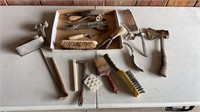 Flat of assorted hand tools