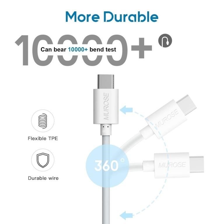 USB Cable 6A Fast Charging [2-Pack 3.3ft],USB to