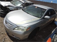 2008 Toyota Camry 4T4BE46K38R037589 Silver