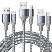 NEW 3PK 10' USB to C Fast Charging Cords