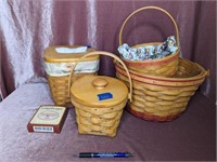 Longaberger Basket with Lid;