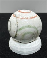 Antique Chinese Bullseye marble 23/32”