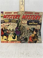 1962 Journey into Mystery #78 & 1963 Journey into