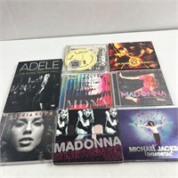 MUSIC CD'S AND ONE DVD