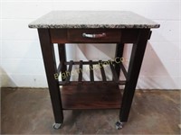 Kitchen Cart w/ Marble Top