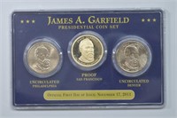 4 - Presidential Dollar 3 Coin Sets $12FV