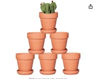 4 in. Small Terra Cotta Clay Pot- 1005775857