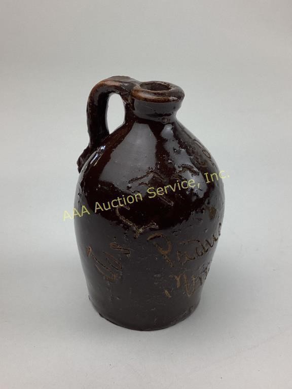 Antique mini stoneware jug Jos. L. Friedman