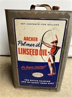 Antique Archer Tin