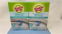 Scotch Brute Refills 2 Packs  new boxes
