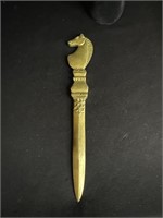 Brass Horse Head MCM letter opener