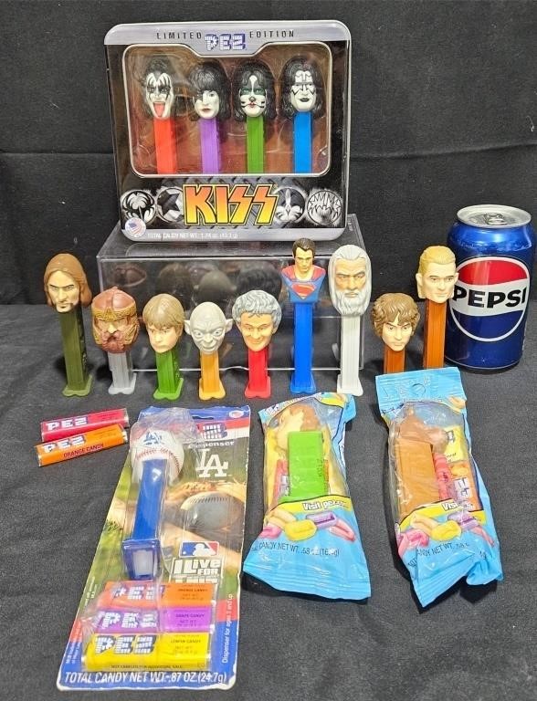 Lot of Collectible Pez Candy Dispensers - Kiss +