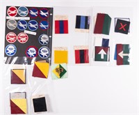 44 BRITISH AND AMERICAN PARACHUTIST PATCHES