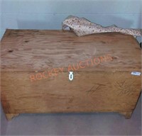 Hand made Extra large cedar lined blanket chest