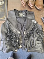 MOTORCYCLE LEATHER VEST