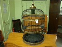 TOC brass and iron bird cage.