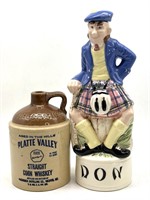 ‘Don’ Scottish Figure Decanter 12.25” and