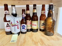 Bottle Lot with Stag, Pabst, & More
